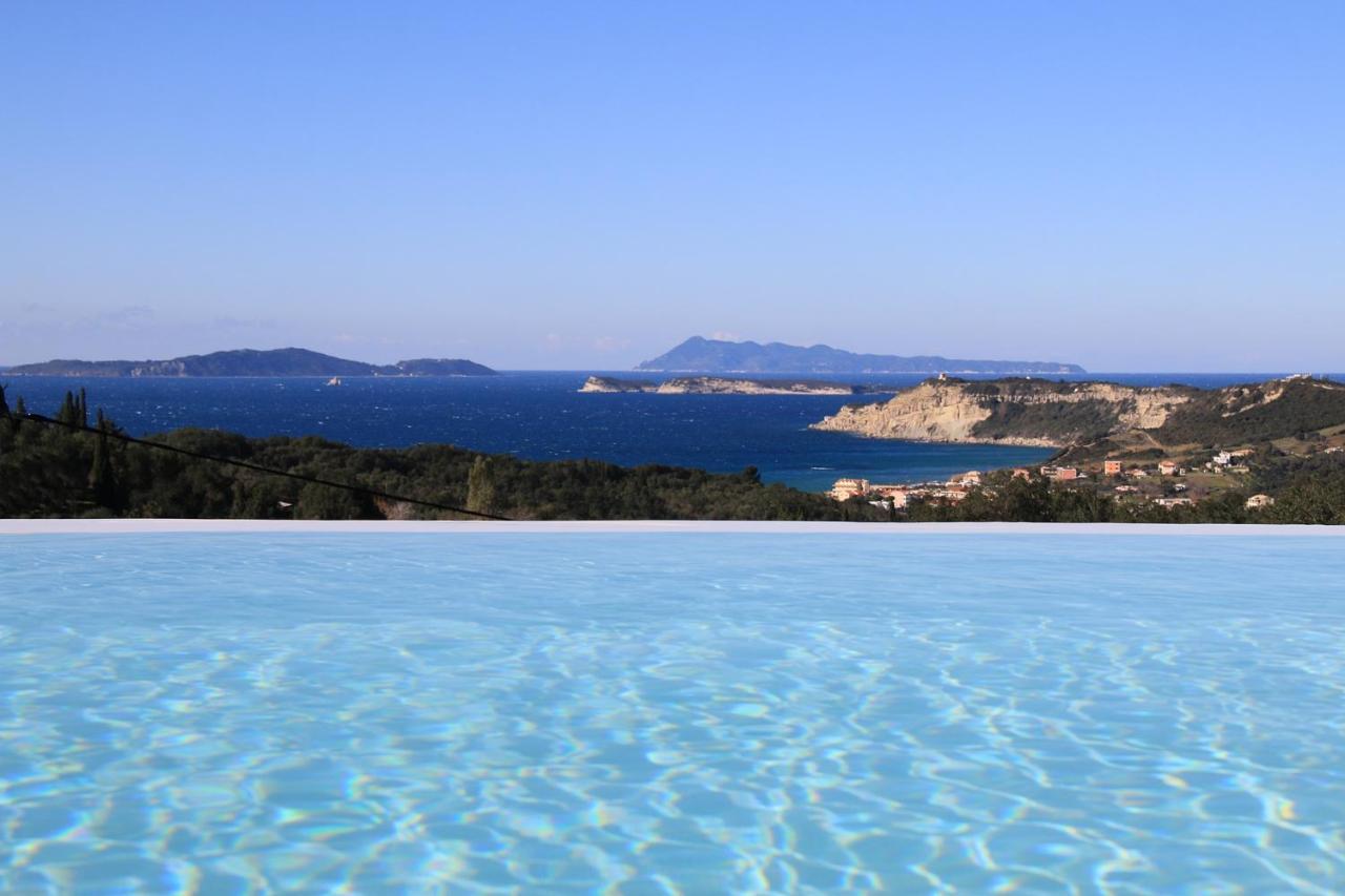 Sunset Sea View Villa 6 Arillas  Ngoại thất bức ảnh