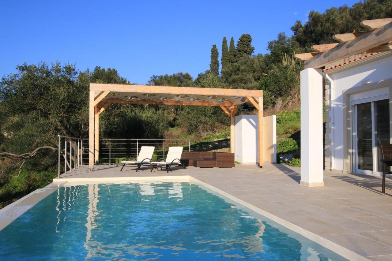 Sunset Sea View Villa 6 Arillas  Ngoại thất bức ảnh