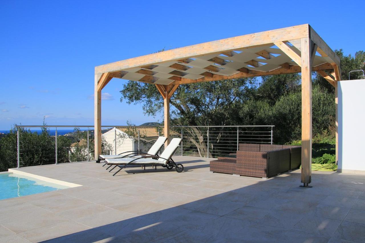 Sunset Sea View Villa 6 Arillas  Ngoại thất bức ảnh