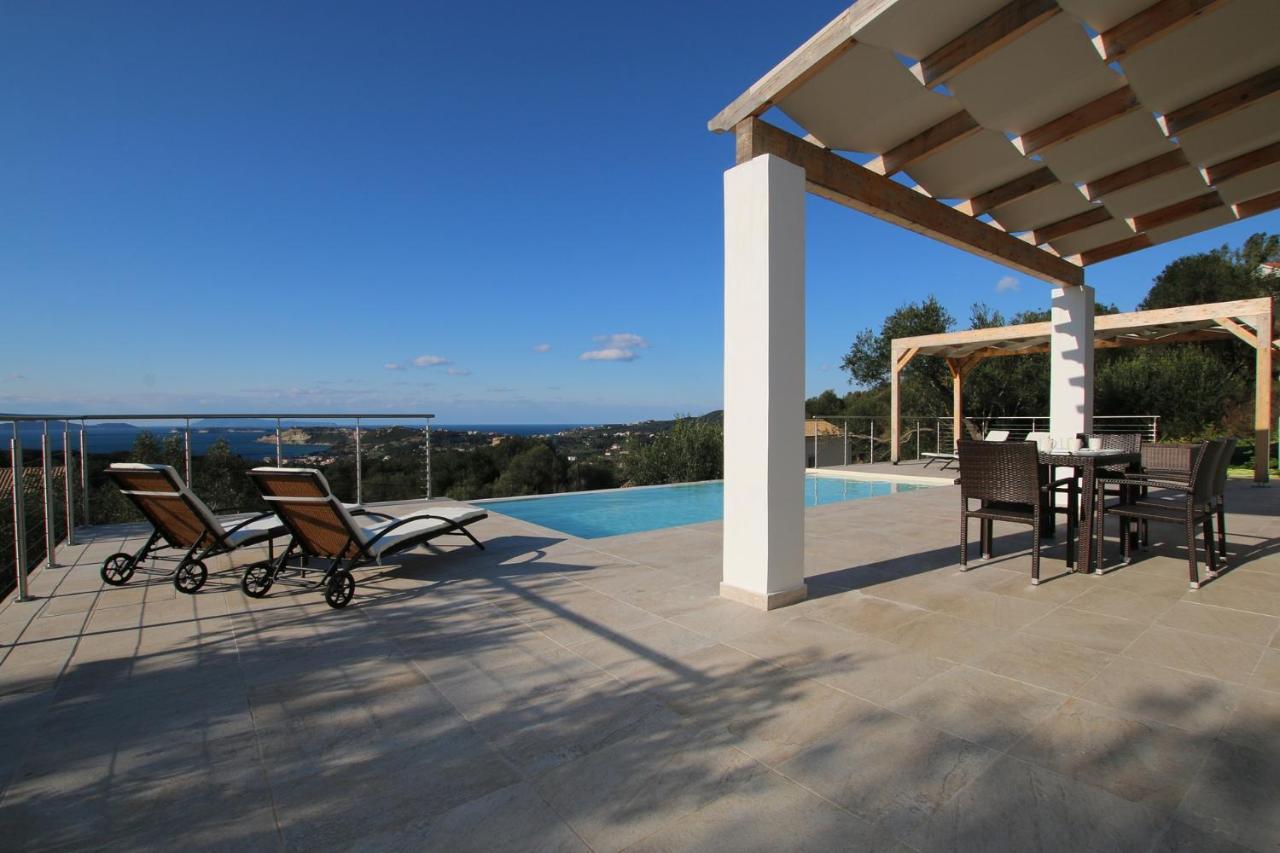 Sunset Sea View Villa 6 Arillas  Ngoại thất bức ảnh