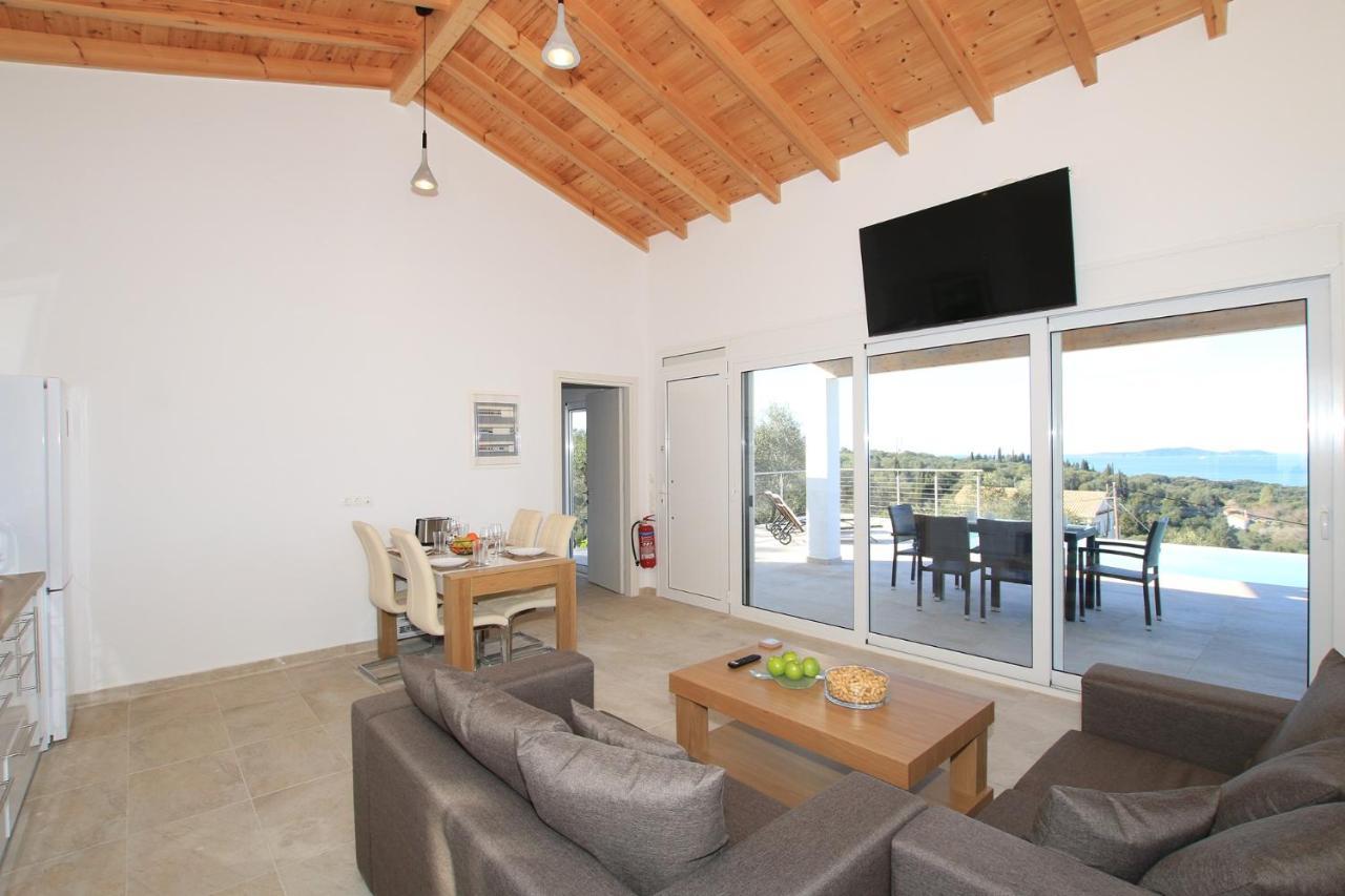 Sunset Sea View Villa 6 Arillas  Ngoại thất bức ảnh