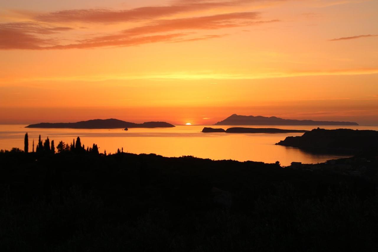 Sunset Sea View Villa 6 Arillas  Ngoại thất bức ảnh